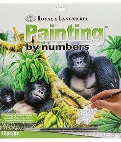 PINTAR POR NUMEROS R&L PJL46 GORILAS