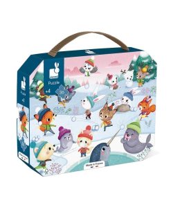 PUZZLE GIGANTE JANOD 02647 FIESTA EN LA NIEVE 36 PZAS