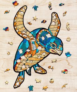 PUZZLE MADERA EWA TORTUGA TALLA S 80 PZAS