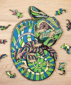 PUZZLE MADERA EWA CAMALEON TALLA S 80 PZAS