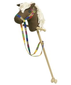 CABALLO ESCOBA MARRON 97 CM GOKI RA200