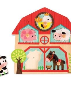 PUZZLE SONORO JANOD 07079 GRANJA 5 PZAS