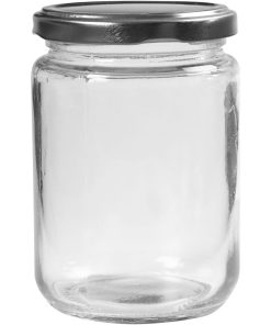 TARRO CRISTAL C/ TAPA ROSCA 11X7,5 CM 370 ML