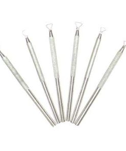 VACIADOR SENCILLO METALICO 12,5 CM SET 6 UDS