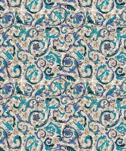 PAPEL TASSOTTI 50X70 CM REF. 1518 FIORENTINA AZZURRA