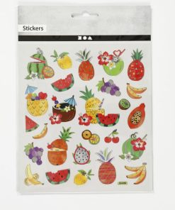 PEGATINAS 27187 FRUTAS EXOTICAS 15X16,5 CM