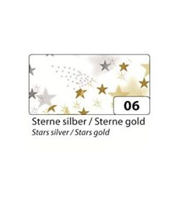 PAPEL VEGETAL FOLIA 88103 ESTRELLAS ORO 50,5X70 CM