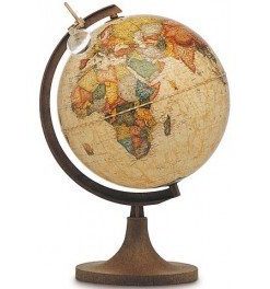 GLOBO TERRAQUEO MARCO POLO C/LUZ Y LUPA 26 CM