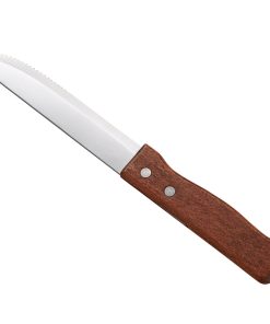 CUCHILLO MESA CORTE FINO 5pg MADERA PUNTA REDONDA