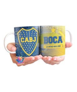 Taza Cerámica Boca Juniors Bombonera La Mitad Mas Uno