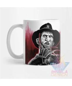 Taza Freddy Kruegger Nightmare Elm Street Terror Cerámica M02