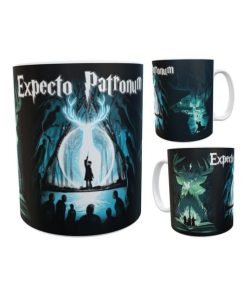 Taza Harry Potter Expecto Patronum Hogwarts J. K. Rowling