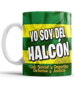 Taza De Cerámica Defensa Y Justicia Halcón Fútbol Argentina