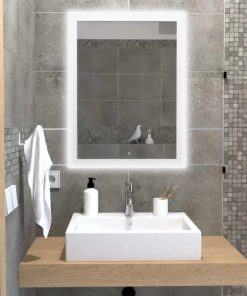 Espejo para baño con luz led 70×50 Rectangular
