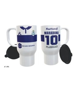 Maradona Gimnasia Y Esgrima Camiseta Taza Jarro Térmico