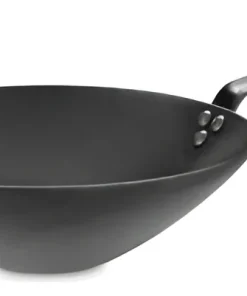 Wok Acero Al Carbono Pujadas 32cm Fondo Plano