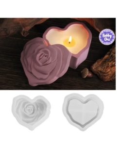 Molde de silicona JOYERO ROSA   1u