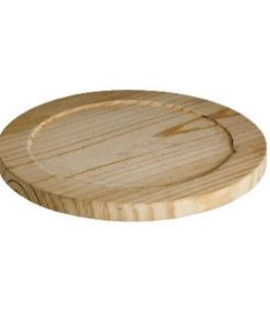 BASE DE MADERA PARA COMAL REDONDO PARA