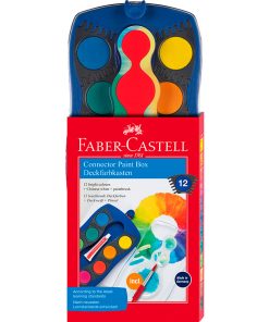 ACUARELA FABER 125050* 12 COL. +PINCEL CONECTORES