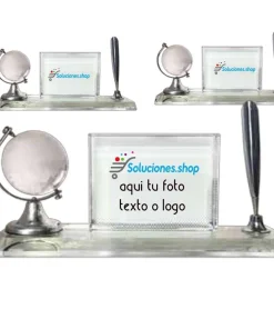 Reconocimiento Vidrio Mundo Lapiz│Articulo Personalizado