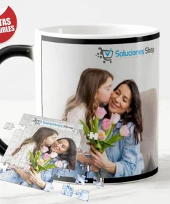 Rompecabezas 120 Piezas + Taza magica personalizada