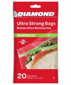 Bolsa Con Cierre Para Sandwich DIAMOND X 20 Uds