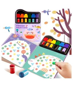 Libro para pintar con dedos y sellos – gato
